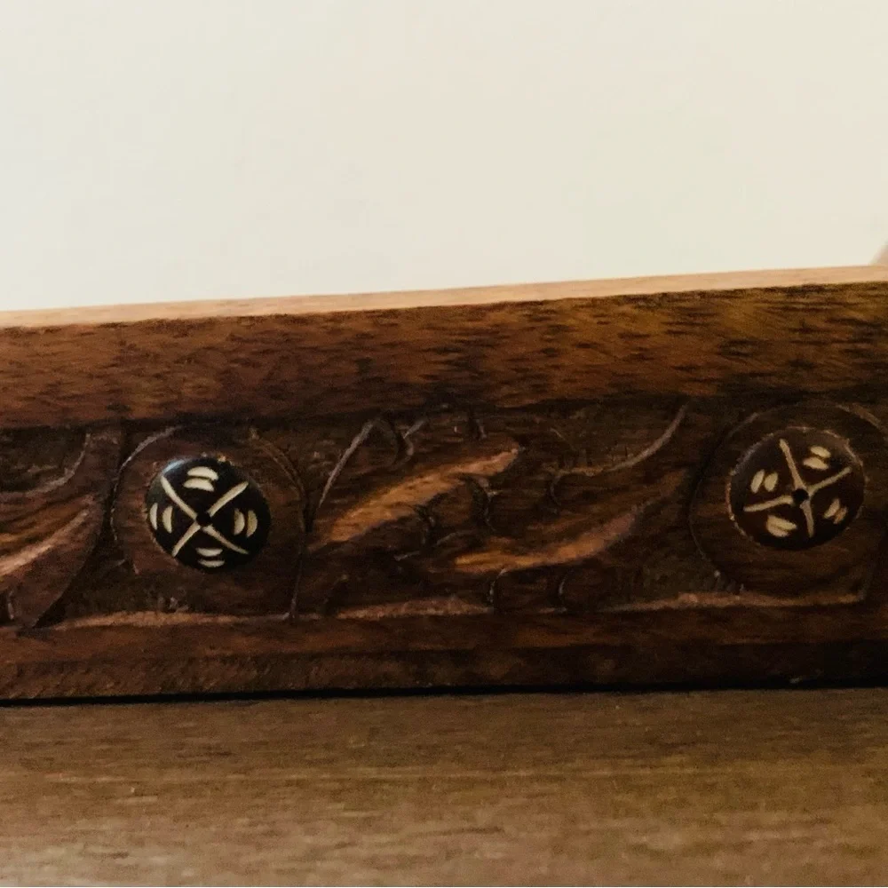 Handcrafted wooden tray